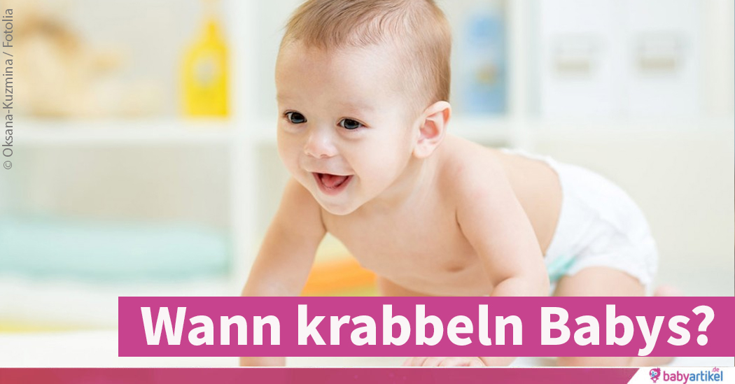 Wann Fängt Ein Baby An Zu Krabbeln Wann krabbeln Babys? | Babyartikel.de Magazin
