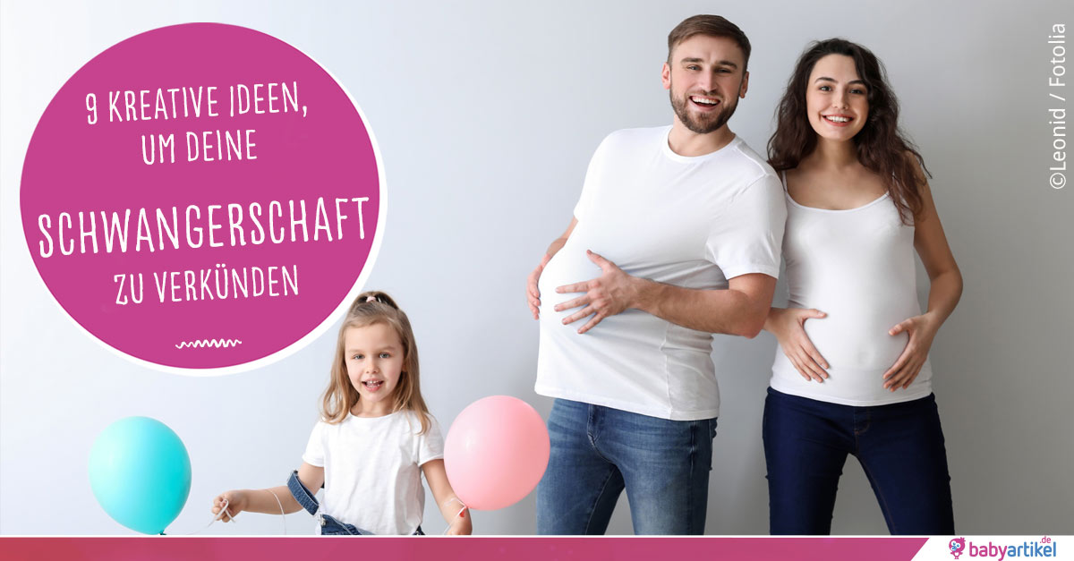 Schwangerschaft verkünden 9 originelle Ideen Babyartikel.de Magazin
