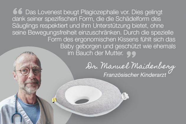 BAISHUWU Seitenlagerungskissen Für Babys 0-12 Monate - U-Form Gegen Plattkopf